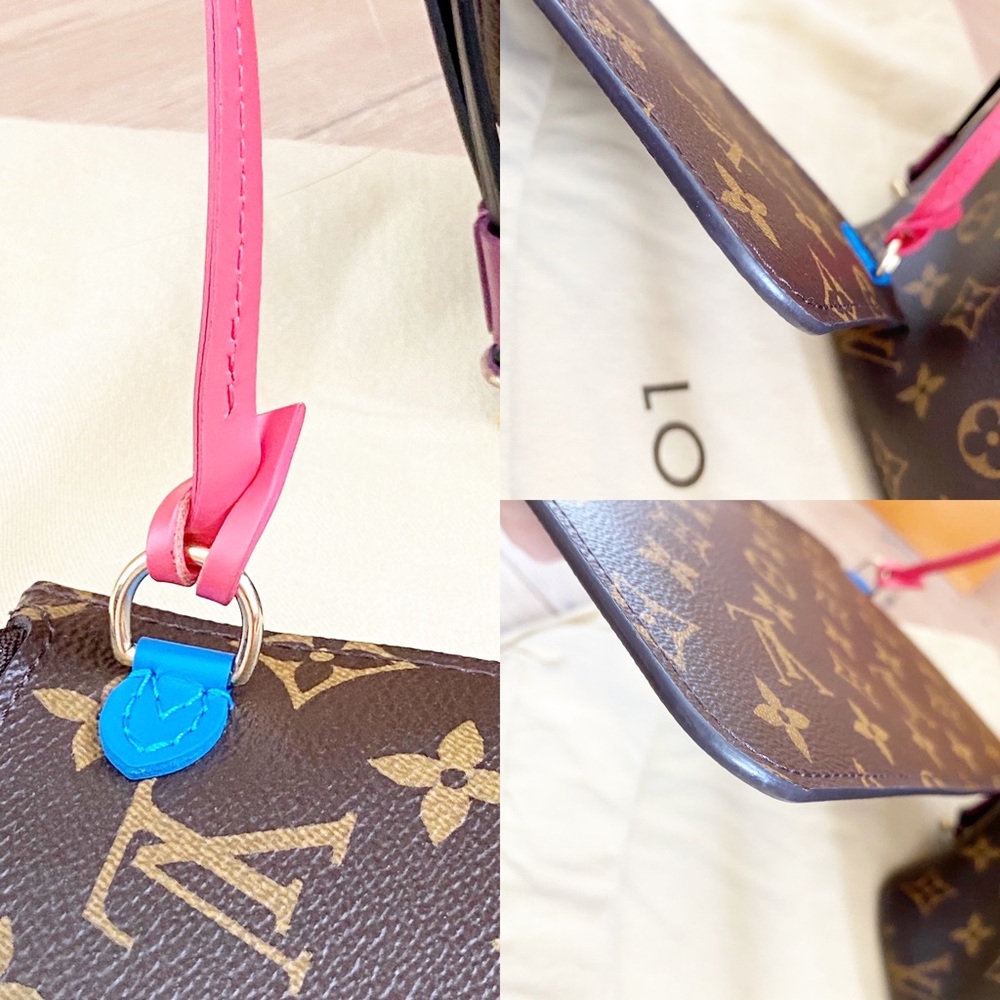 🦩FLAMINGO NEVERFULL MM W/ POUCH!🦩 RARE New Bag! - Picture 14 of 16